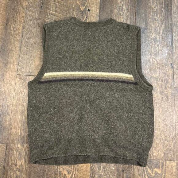 Vintage 90s to 2000s Structure Urban Wear Wool Sweater Vest - Picture 4 of 5